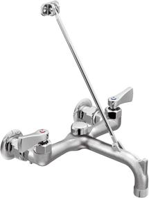 img 4 attached to 💧 Moen 8230 Commercial M-DURA Two-Handle Service Sink Faucet with Vacuum Breaker, Chrome Finish
