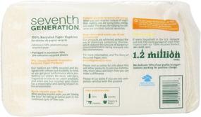 img 1 attached to Seventh Generation White Dinner Napkin, 250 Count, Single Ply