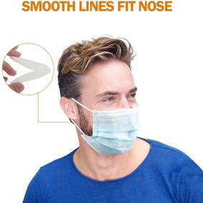 img 2 attached to Sponge Anti-Fog Nose Bridge Pads - Seal Nose Cushion with Memory Foam - Self-Adhesive Protection Strip - Nose Pad for Mask - Pack of 50