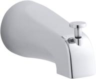 kohler gp85556-cp: chrome slip diverter bath spout for effective water control логотип