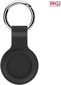 img 3 attached to Inku Airtag Silicone Keychain Anti Scratch