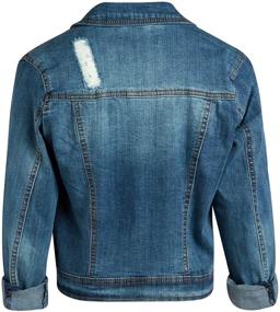img 1 attached to 👚 Dollhouse Women's Denim Jean Jacket - Classic Basic Jacket (Sizes: S-XL)