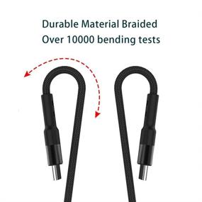 img 2 attached to 🔌 Braided Charging Cable for Samsung and MacBook: A Perfect Fit for Your Devices