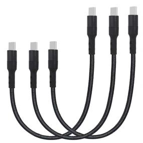 img 4 attached to 🔌 Braided Charging Cable for Samsung and MacBook: A Perfect Fit for Your Devices