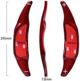 img 3 attached to 🚀 Удлинитель режима Paddle из углеродного волокна для Benz AMG, Повысьте свой опыт вождения, Совместим с Benz AMG 2015-2018 (Красный)