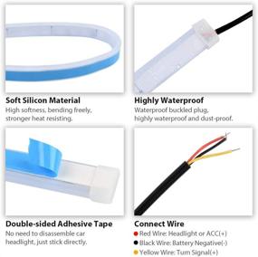 img 2 attached to LECART 60CM LED Strip Light Flexible LED Strip Tube Light 23