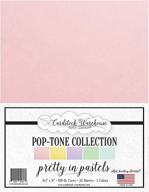 🎨 pastel perfection - assorted multi-pack - heavyweight 100 lb cover cardstock - 8.5 x 11 inch - 25 sheets by cardstock warehouse logo