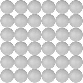 img 1 attached to 🎨 36-Pack of White Craft Styrofoam Balls (1.75 Inch / 4.5 cm) for DIY Crafts and Decorations by My Toy House