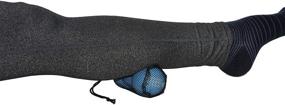 img 1 attached to 🔵 Optimized Deep Tissue Massage Therapy Balls: Set of Two in Mesh Bag for Pain Relief, Myofascial Therapy, Physical Rehabilitation, Deep Tissue Pressure. Suitable for Yoga, Pilates (Blue, 63 mm)