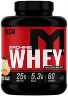 💪 powerful muscle fuel: mts machine whey protein (5lbs) - peanut butter cookies & cream delight logo