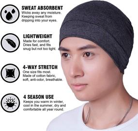 img 3 attached to Headshion Skull Cap Многофункциональный головной убор