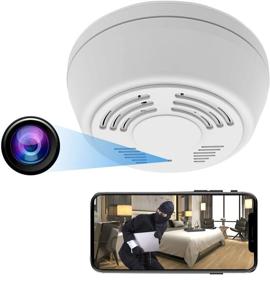 img 4 attached to 📷 WiFi Hidden Camera Smoke Detector Spy Camera - 180 Days Standby PIR Motion Detecting Video Recording Security Nanny Cam, 1080P HD APP Remote Real-Time View, Live Night Vision