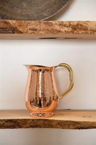 img 3 attached to Creative Co Op Hammered Stainless Pitcher