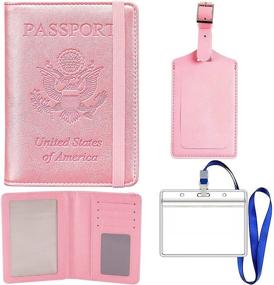 img 4 attached to Weraher Upgraded Passport Multi Function Blocking Travel Accessories