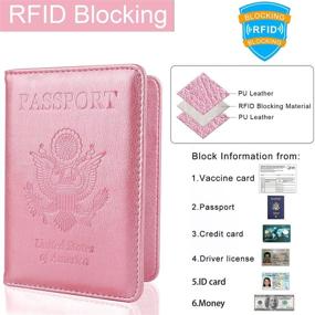 img 2 attached to Weraher Upgraded Passport Multi Function Blocking Travel Accessories