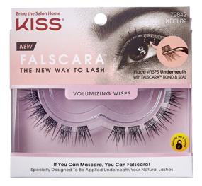 img 1 attached to Kiss Falscara Eyelash Wisps Volumizing Makeup