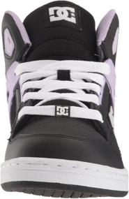 img 3 attached to 👟 Black High Top Skate Shoes for Girls by DC