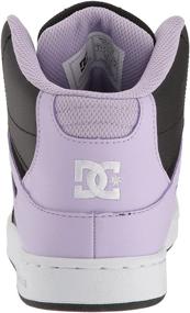 img 2 attached to 👟 Black High Top Skate Shoes for Girls by DC