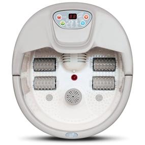 img 4 attached to 🔥 artnaturals Foot Spa Massager - Lights & Bubbles - Heated - Temperature Control - Soothe & Relax Tired Feet with Therapeutic Home Salon Tub - Foot Bath Pedicure for All-in-One Massage