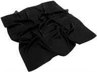 🧣 27'' silk-like satin head wrap square hair scarf – fashionable neck scarfs for women logo