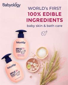 img 2 attached to 🌿 Babyology Organic Baby Lotion - 100% Edible Ingredients - The Safest All Natural Baby Moisturizer for Newborn Dry and Sensitive Skin - Non-Toxic - Eczema (Various Packs)