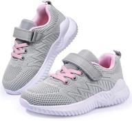 👟 ribongz toddler sneakers - athletic girls' shoes for running and sports logo
