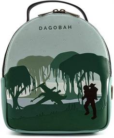 img 4 attached to Loungefly Dagobah Womens Double Should