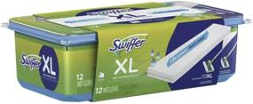 img 3 attached to 🧹 Swiffer 74471 Sweeper X-Large Wet Mopping Cloths, Open Window Fresh Scent, 12 Folded Sheets, Pack