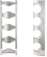 🍷 ikea vurm stainless steel wall mounted wine rack - sleekly organize your wine collection (stainless steel, 2) логотип