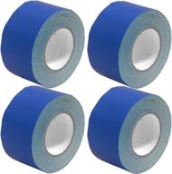 🎧 seismic audio - seismictape-blue603-4pack - premium 4 pack of 3 inch blue gaffer's tape - 60 yards per roll - versatile and reliable logo