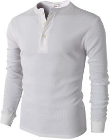 img 4 attached to 👕 Stay Fashionable & Warm with H2H Walden Blended Thermal CMTTL045 Men's Clothing and Shirts