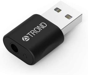 img 4 attached to 🎧 Внешняя звуковая карта TROND External USB Audio Adapter - 3,5 мм аудиоразъем TRRS, интегрированные аудио выход и микрофон для ввода