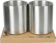 🥃 double bourbon glasses - whiskey stainless steel логотип