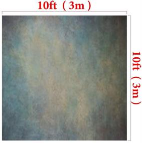 img 3 attached to 📷 Captivating Cadetblue: Kate 10ft(W) x 10ft(H/T) Abstract Microfiber Portrait Photography Backdrop