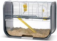 🐹 savic geneva modern hamster cage grey: the ultimate stylish and spacious habitat logo