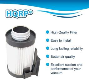 img 2 attached to 🔍 HQRP 2-Pack Washable Filter: Compatible with Eureka Optima 431, 437, Lightweight Vacuums – High-Quality Replacement