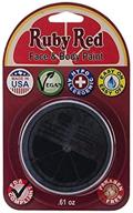 🎨 black ruby red face paint, .61oz logo