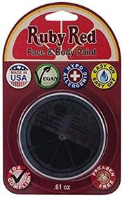 img 1 attached to 🎨 Black Ruby Red Face Paint, .61oz