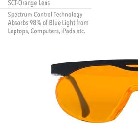 img 3 attached to 👓 Uvex Skyper Blue Light Blocking Computer Glasses with SCT-Orange Lens (S1933X) - 3 Pack