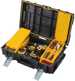 img 2 attached to 🧰 Ultimate Storage Solution: DEWALT ToughSystem Tool Box, Suitcase (DWST08130)