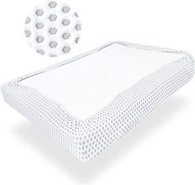 img 4 attached to 💫 Premium Box Spring Cover Queen Size: Protective Mattress Foundation Cover with Elastic Bed Skirt, Easy to Install and Remove, Wrinkle Resistant - Improve and Update Bed Skirt Bed Base Cover!