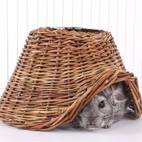 img 1 attached to 🏡 Discover the Comfort of Ware Manufacturing Hand Woven Willow Twigloo Small Pet Hideout, Medium