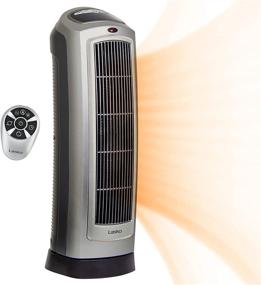 img 4 attached to 🔥 Lasko 755320 Ceramic Space Tower Heater - Compact Silver Heater for Small Spaces