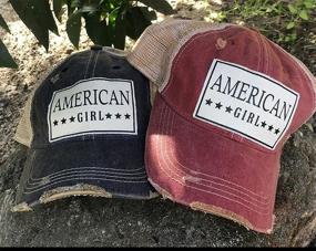 img 1 attached to 🧢 Stylish Vintage Life Women's Distressed Funny Sayings Trucker Baseball Hats: Chic & Witty Headwear