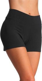 img 3 attached to ILoveSIA Womens Shorts Cotton Black Sports & Fitness for Australian Rules Football