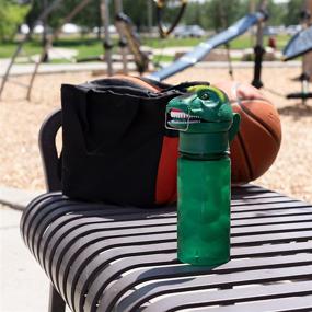 img 1 attached to 🦖 RoarBottle T-Rex - Realistic Roaring Dinosaur Water Bottle for Kids, Spill-Proof BPA Free Tritan Water Bottle with Cool TRex Roar - Ideal for Children