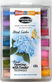 img 3 attached to 🌸 Stampendous Floral Garden Embossing Powder Assorted 14/Pkg 4.09oz