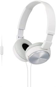 img 1 attached to 🎧 Immerse Yourself in Audio Bliss with Sony ZX MDR-ZX310AP/W Headband Stereo Headset