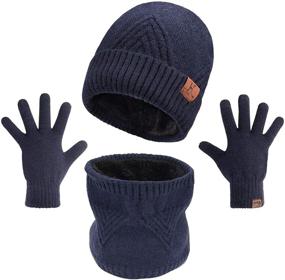img 4 attached to 🧤 Stay Warm and Connected with Maylisacc Winter Touchscreen Gloves: Christmas Men's Accessories and Scarves