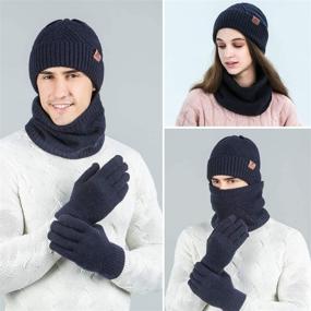 img 3 attached to 🧤 Stay Warm and Connected with Maylisacc Winter Touchscreen Gloves: Christmas Men's Accessories and Scarves